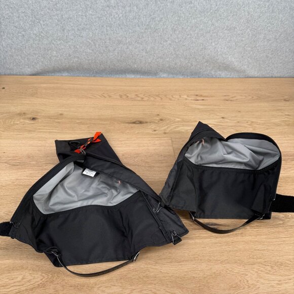 Hillsound Unisex Armadillo LT Gaiter Size Small Black Full Zip Waterproof HSG004 - Picture 2 of 12